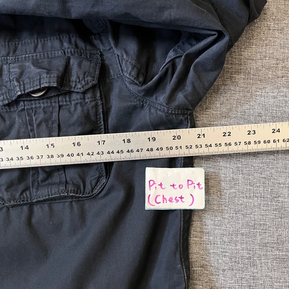 Abercrombie & Fitch Y2K Field Military Style Jacket - Men's Size M - Blue - Picture 8 of 11